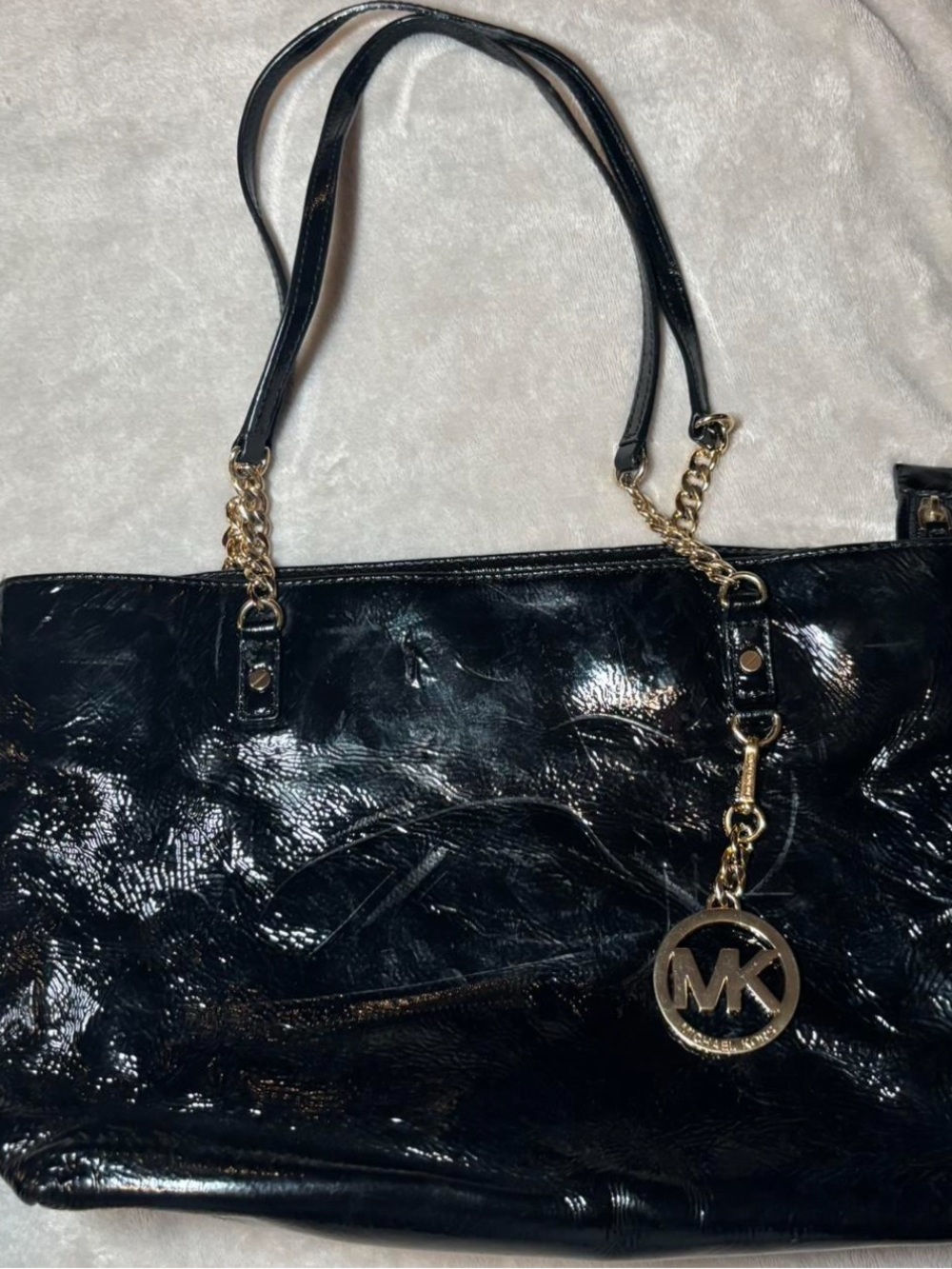 Michael Kors Jet Set Chain Patent Leather Tote Bag